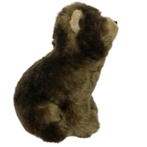 Legends Lipco Brown Bear Plush Zoo Stuffed Animal 9.5" - Picture 2 of 5
